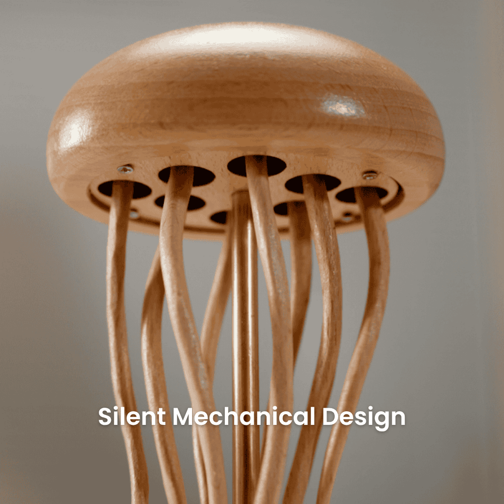 MarinerPoet™ Automate en bois fait main de méduse (Grand)
