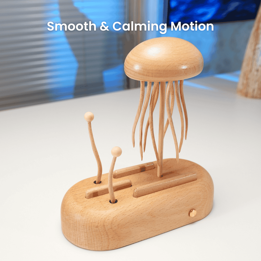 MarinerPoet™ Handcrafted Wooden Jellyfish Automaton(Big)