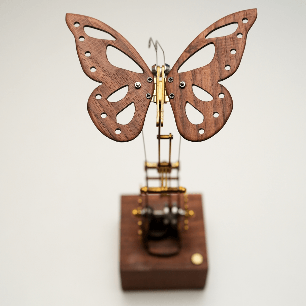 MarinerPoet™ Handgefertigter Holzschmetterling-Automat
