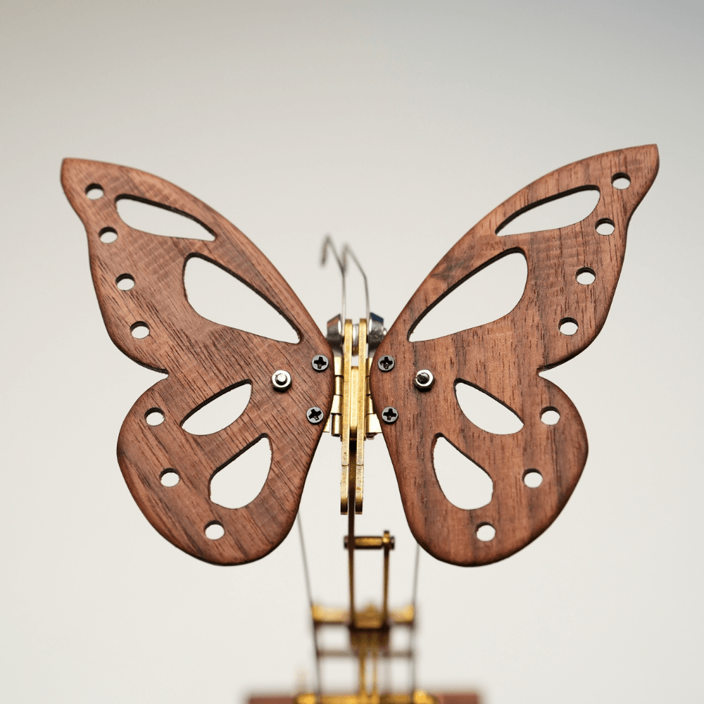 MarinerPoet™ Handgefertigter Holzschmetterling-Automat