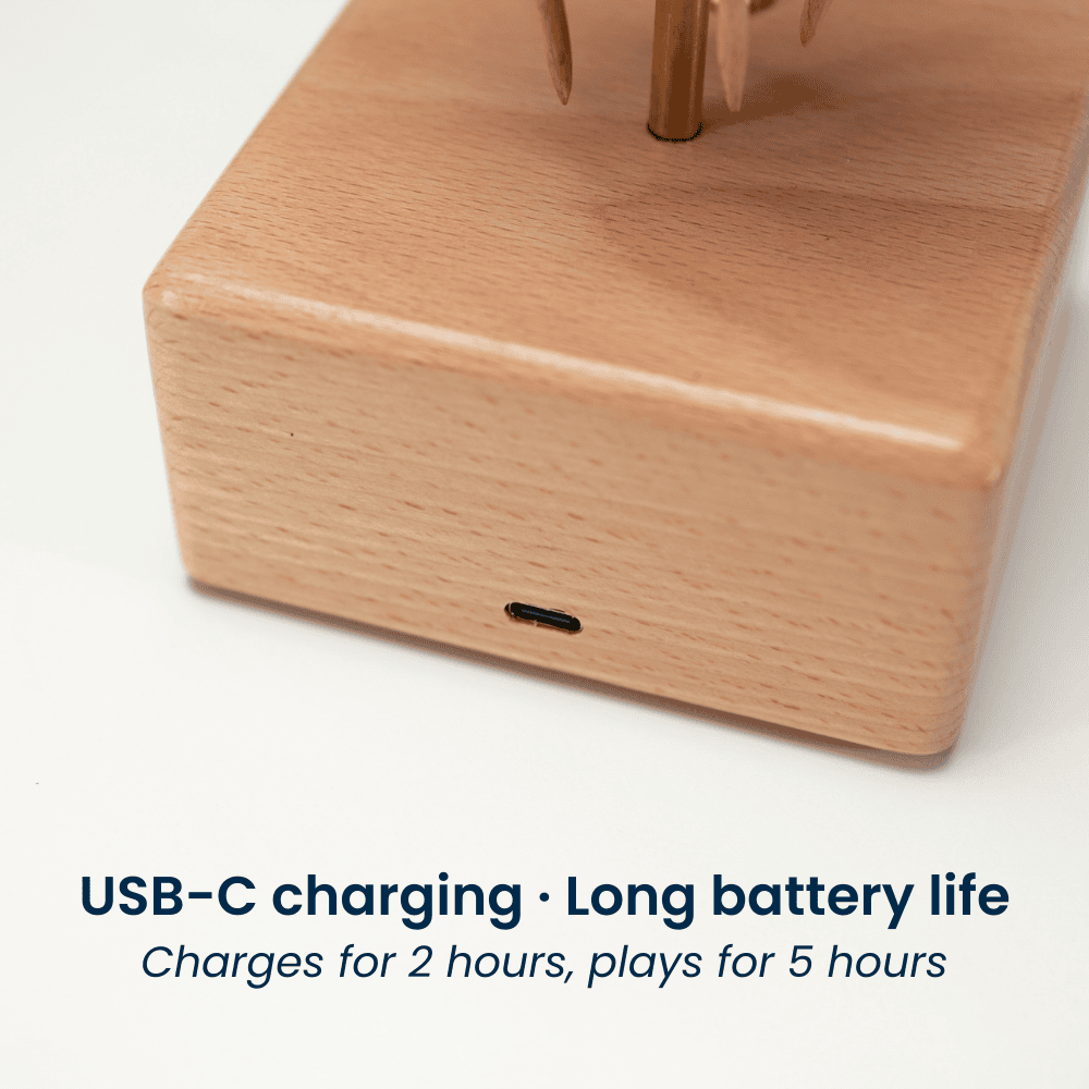 MarinerPoet™ Automate en bois fait main de méduse