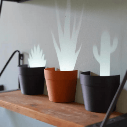 Plant Pot Light Projections