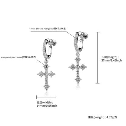 SnowGlide Rotating Earrings