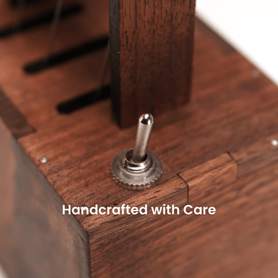 MarinerPoet™ Handcrafted Walnut Whale Automaton