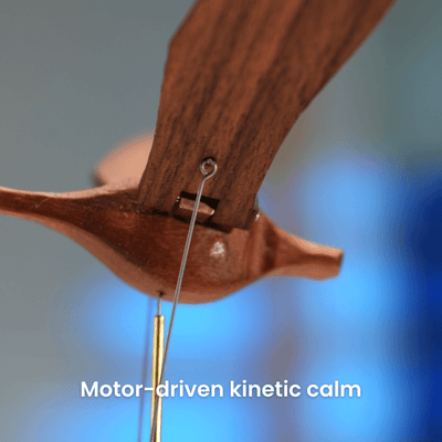 MarinerPoet™ Handcrafted Walnut Swan Automaton