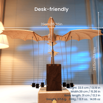 MarinerPoet™ Handcrafted Wooden Ocean Dragon Automaton