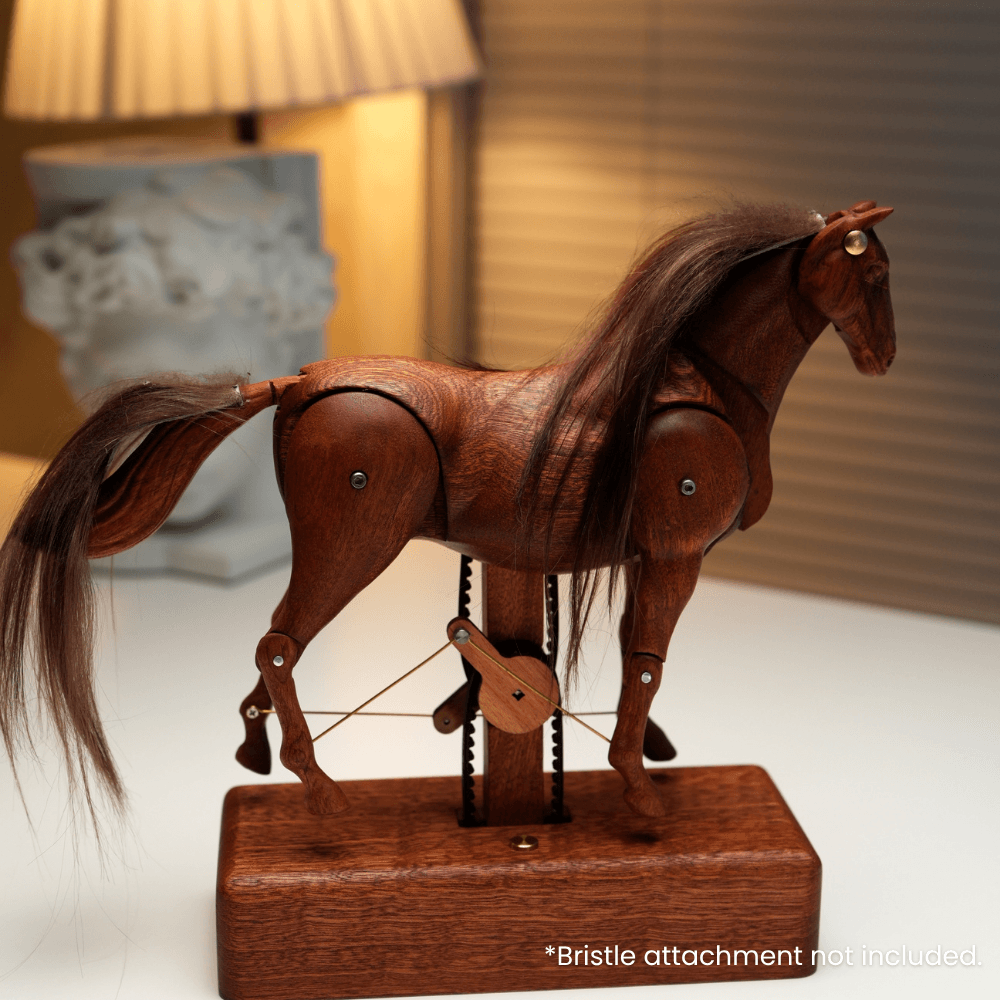 MarinerPoet Handcrafted Wooden Horse Automaton