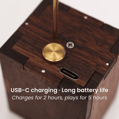 MarinerPoet™ Handcrafted Walnut Bird Automaton