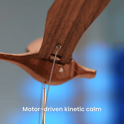 Cisne autómata MarinerPoet™ hecho a mano de nogal