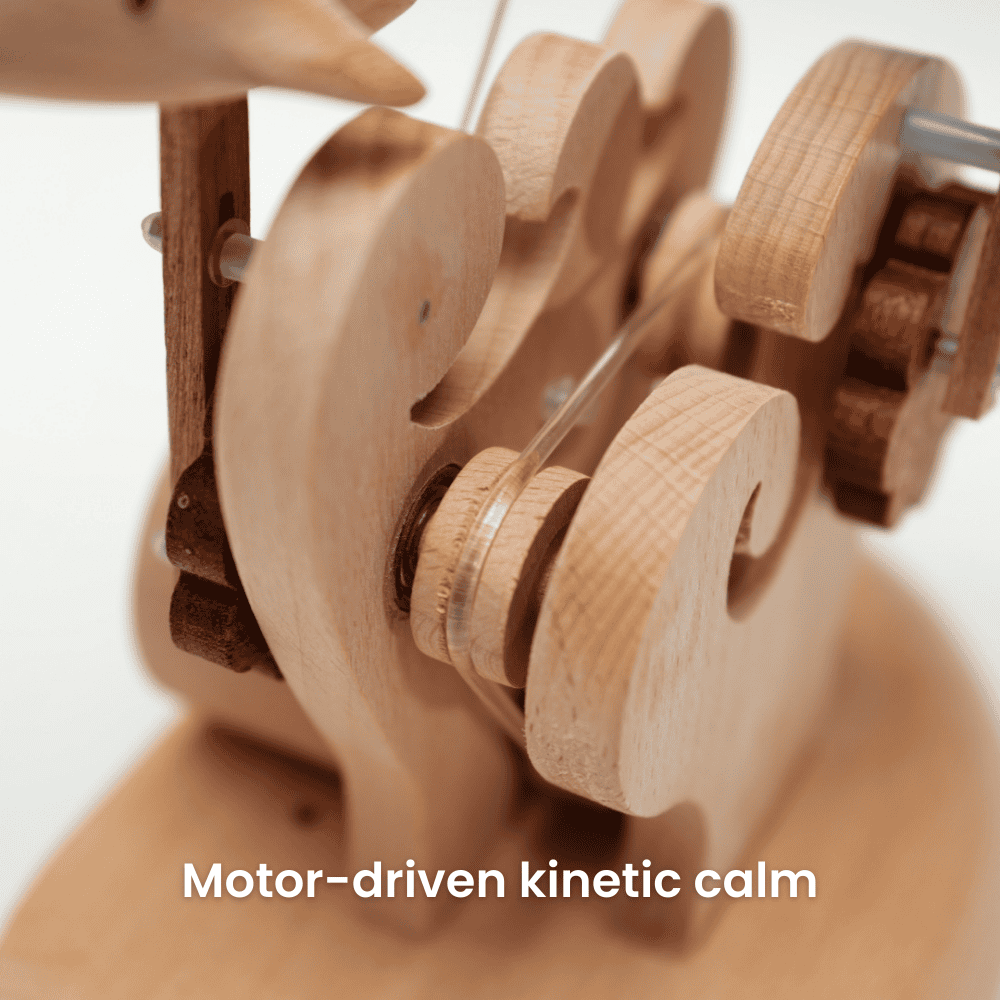 MarinerPoet™ Handcrafted Wooden Dolphin Automaton