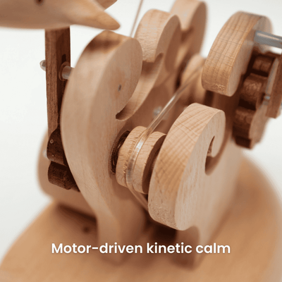 MarinerPoet™ Handcrafted Wooden Dolphin Automaton