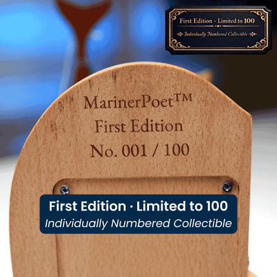 MarinerPoet™ Handcrafted Wooden Dolphin Automaton